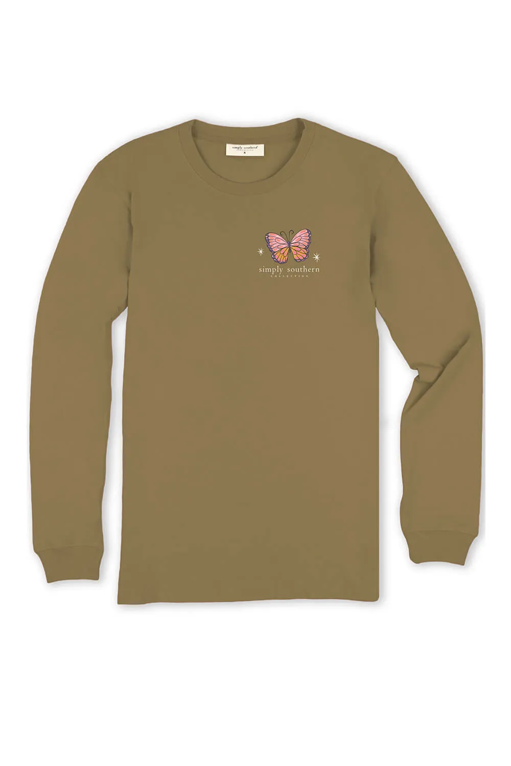 Simply Southern Long Sleeve I’m Pretty Cool But I Cry A Lot T-Shirt for Women in Tulepo Gold | LS-CRY-TULEPO sold by Glik’s product image thumbnail 2