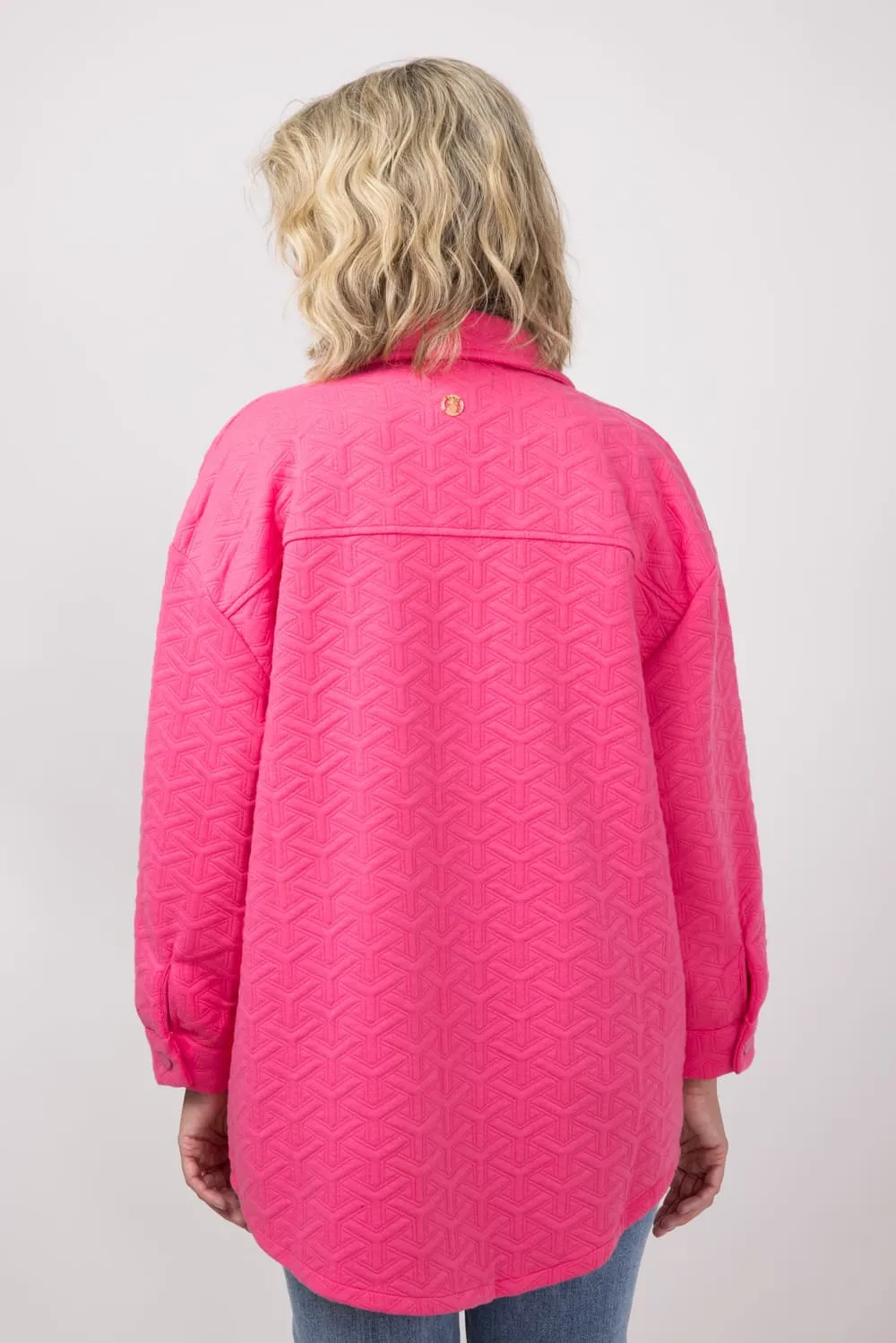Simply Southern Quilted Shacket for Women in Pink | PP-0224-SHKT-QLTD-PINK sold by Glik’s product image thumbnail 2