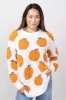 Simply Southern Fuzzy Crewneck Sweater for Women in Cream Pumpkin | PP-0224-SWTR-FZY-PUMPKIN sold by Glik’s