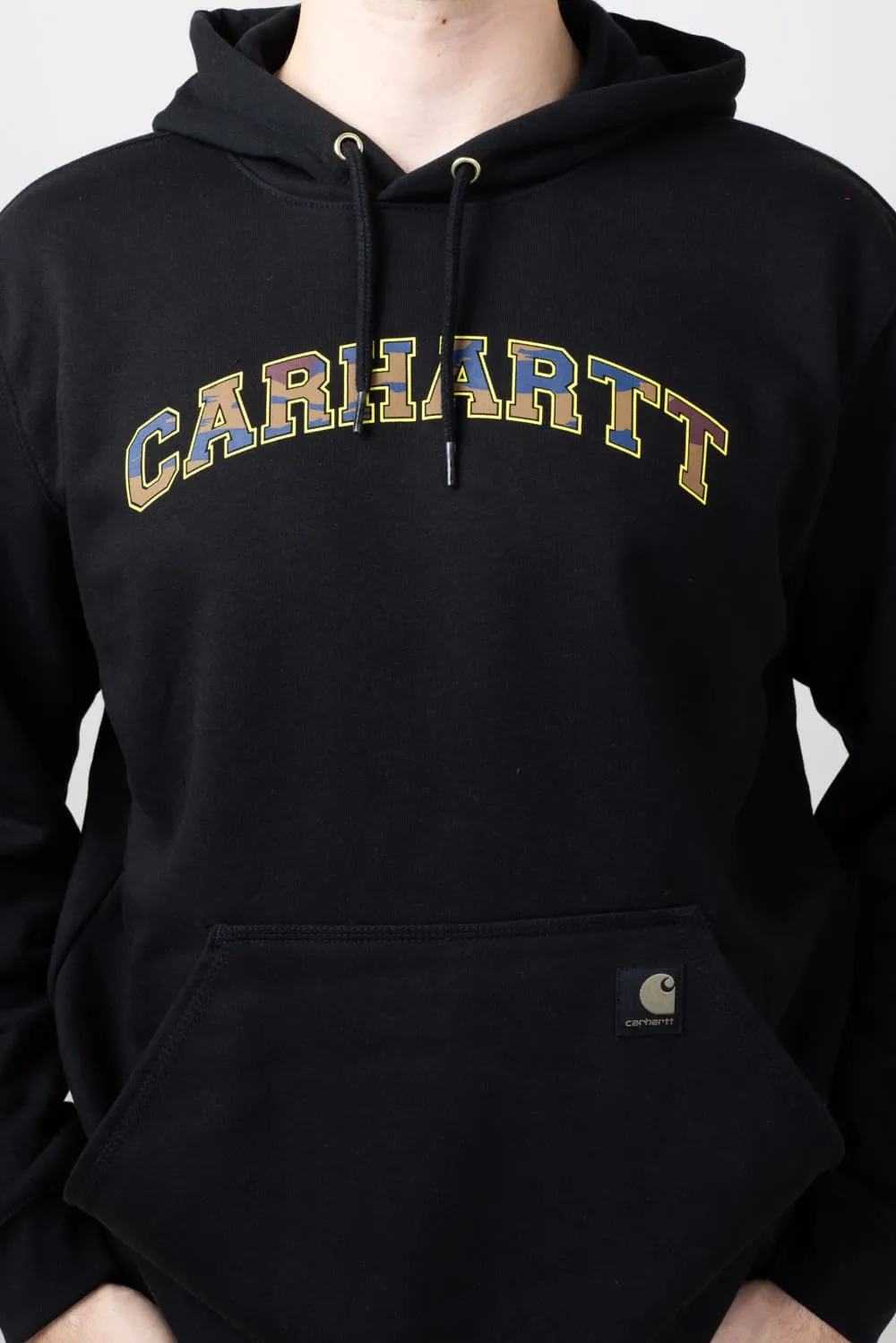 Carhartt Loose Fit Midweight Camo Logo Graphic Sweatshirt for Men in Black | 106389-N04-BLACK sold by Glik’s product image thumbnail 3