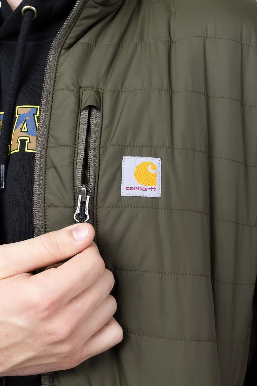 Carhartt Rain Defender Insulated Rain Jacket for Men in Moss | 102208-MOS-MOSS sold by Glik’s product image thumbnail 4