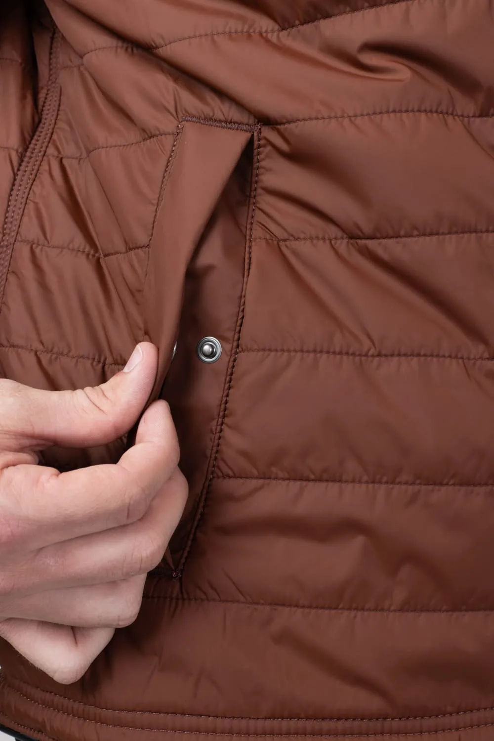 Carhartt Rain Defender Insulated Rain Jacket for Men in Mocha | 102208-B80-MOCHA sold by Glik’s product image thumbnail 5