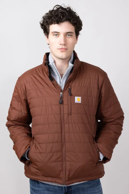 Carhartt Rain Defender Insulated Rain Jacket for Men in Mocha | 102208-B80-MOCHA sold by Glik’s