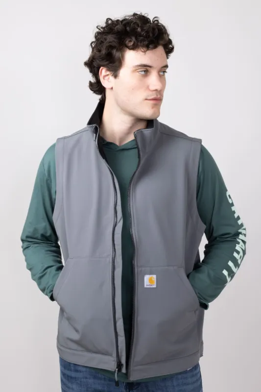 Carhartt Rain Defender Softshell Vest for Men in Steel | 106439-STL-STEEL sold by Glik’s