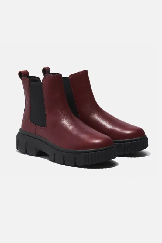Timberland Greyfield Mid Booties for Women in Dark Port | TB0A2QHQC60 sold by Glik’s