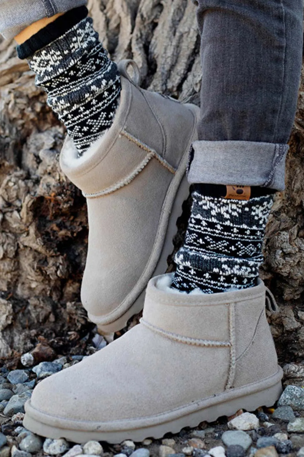 Bearpaw Shorty Ankle Booties for Women in Mushroom | 2860W-500 MUSHROOM sold by Glik’s product image thumbnail 2