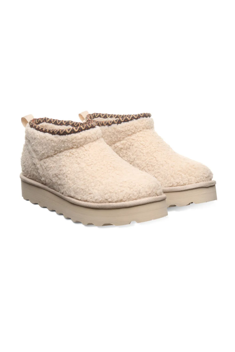 Bearpaw Snuggle Daphne Deco Booties for Women in Oat | 3192W-125 OAT sold by Glik’s product image thumbnail 2