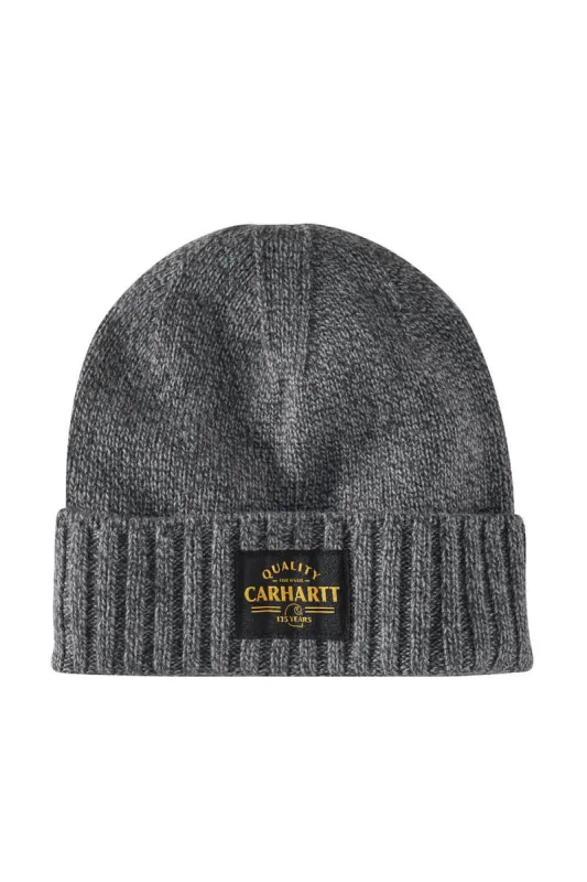 Carhartt Wool Quality Patch Beanie in Shadow Grey | 106337-E88-SHADOW sold by Glik’s