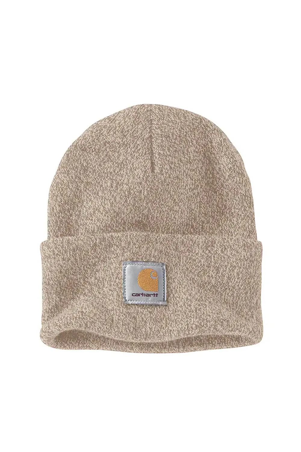 Carhartt Knit Cuff Beanies in Oat Milk Marl | A18-B88 sold by Glik’s