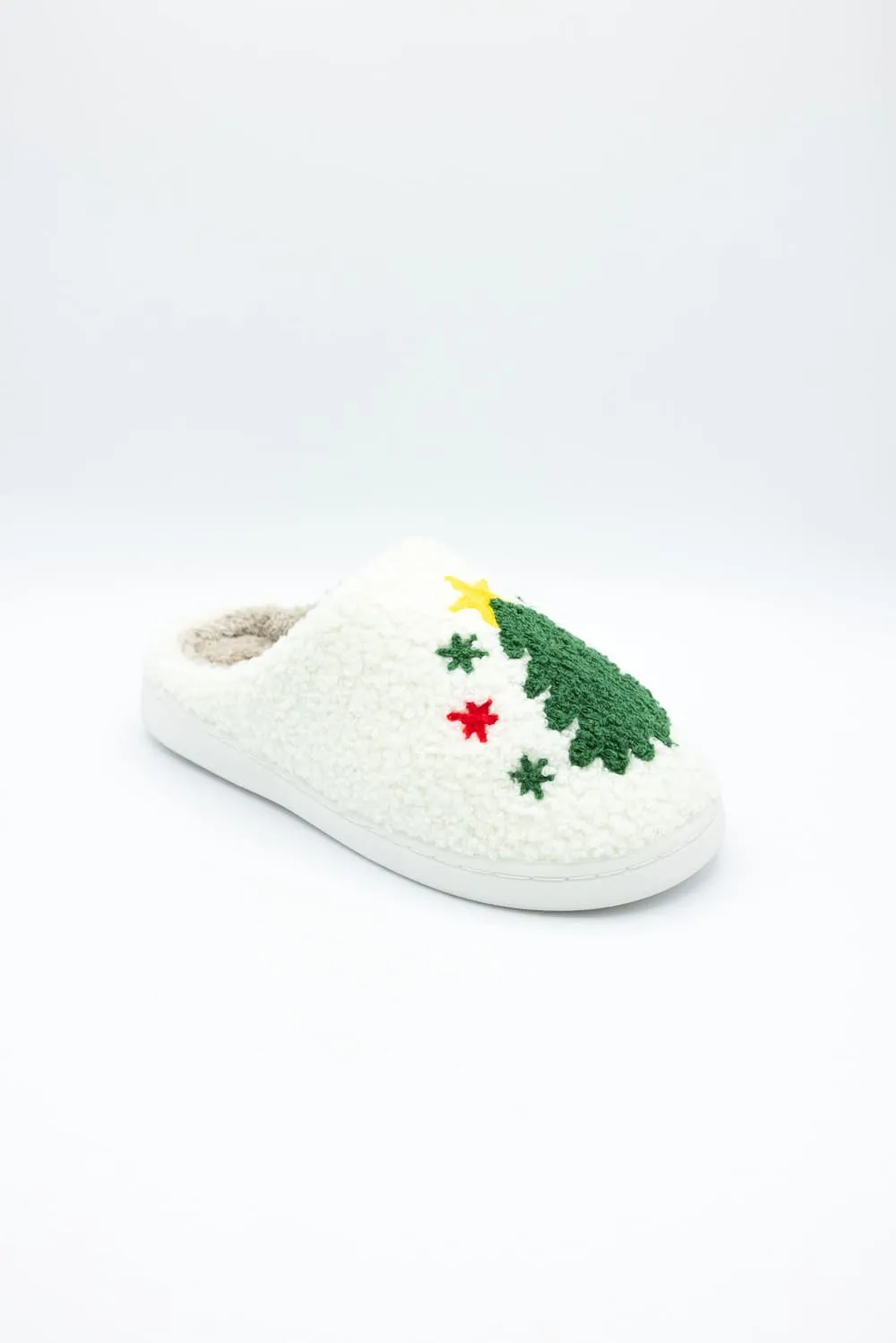 MIA Christmas Tree Slippers for Women in Cream | GS1412401-XMASTREE sold by Glik’s product image thumbnail 2