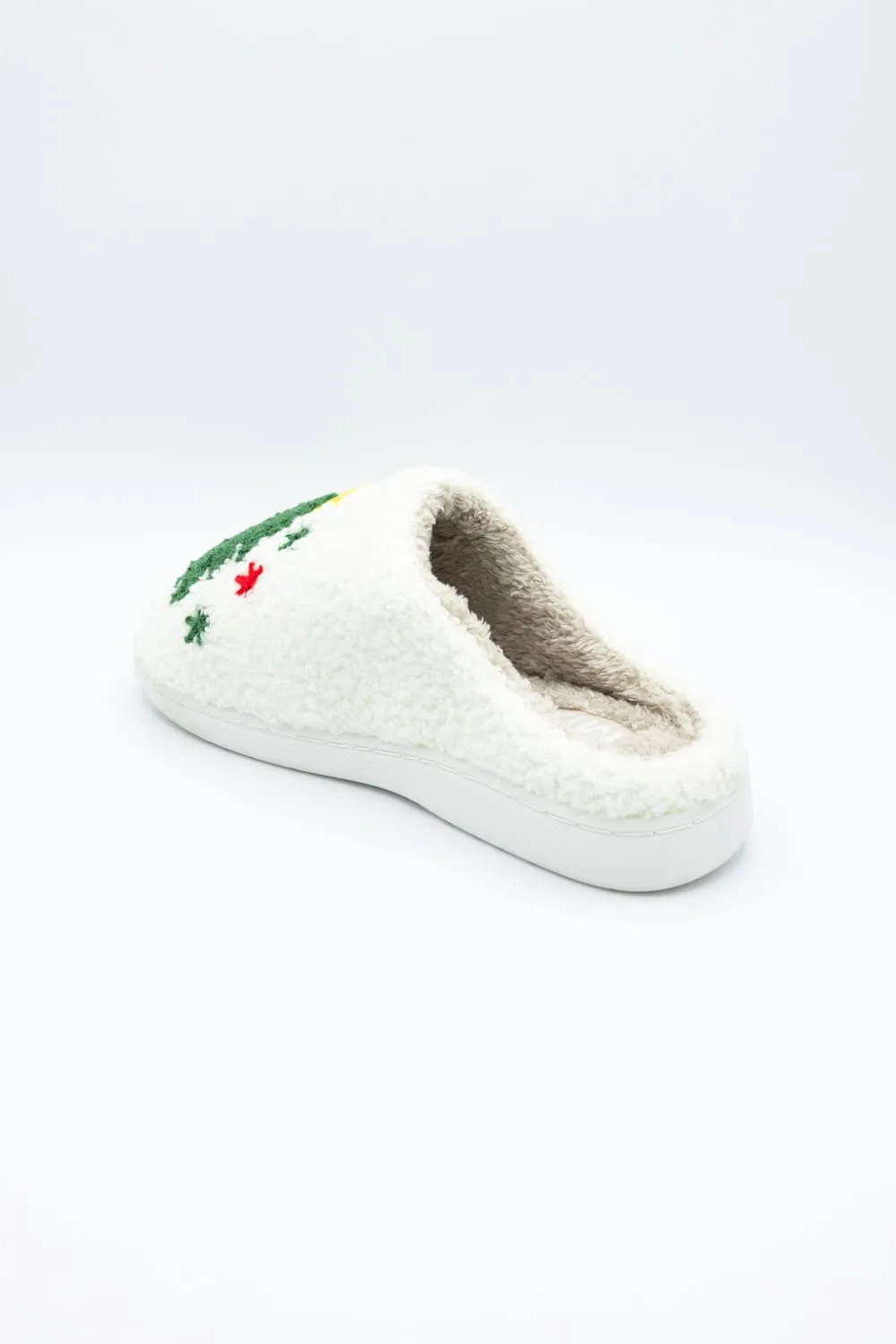 MIA Christmas Tree Slippers for Women in Cream | GS1412401-XMASTREE sold by Glik’s product image thumbnail 5