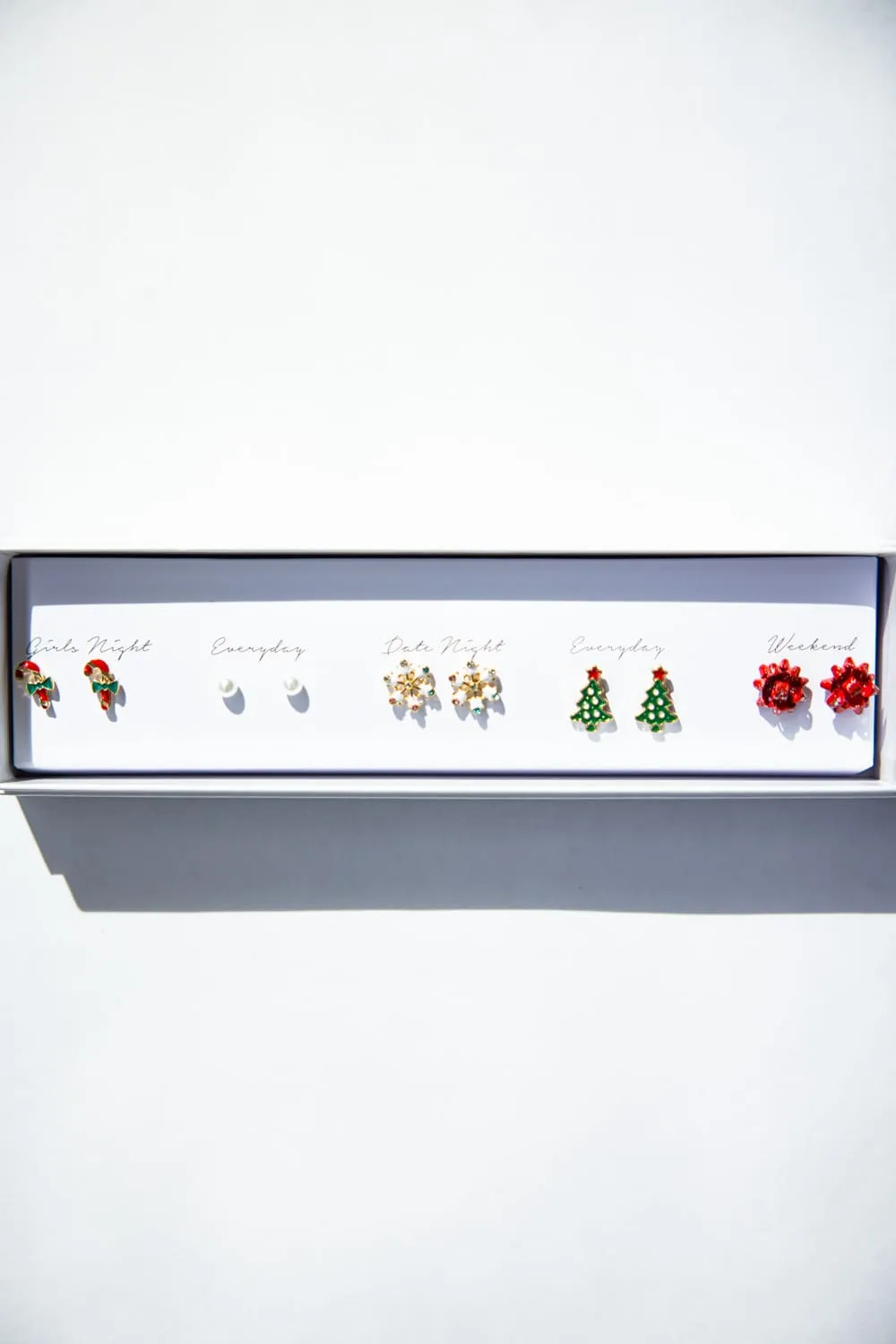 Holiday Earrings Gift Box Set | ED10519-RED sold by Glik’s product image thumbnail 3