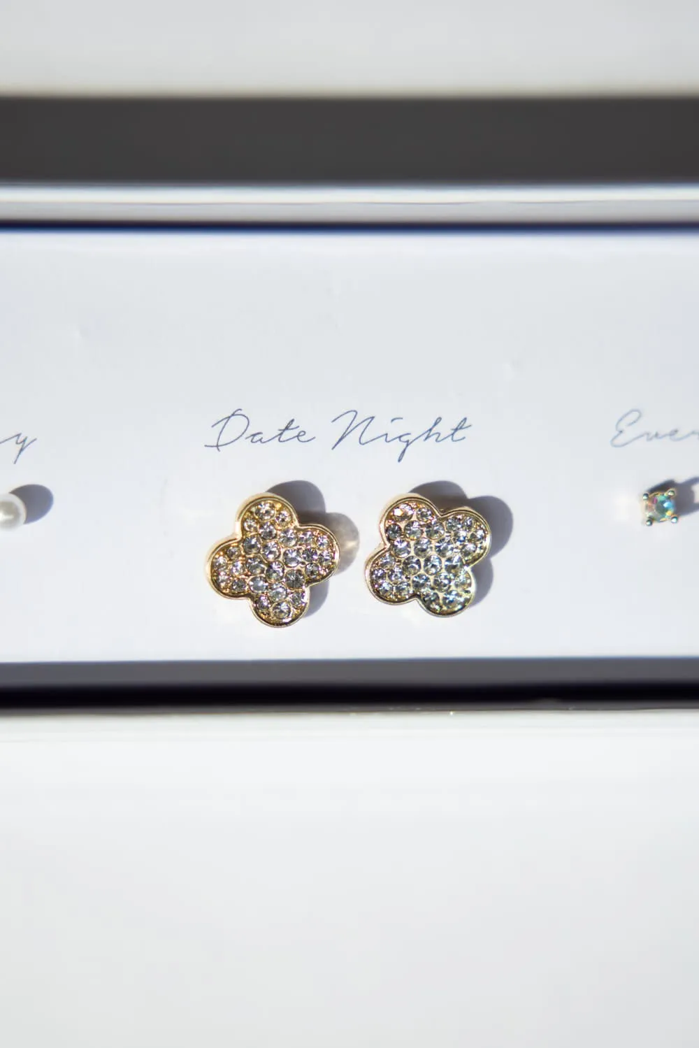 Earrings Gift Box Set | ED10449-GD sold by Glik’s product image thumbnail 2