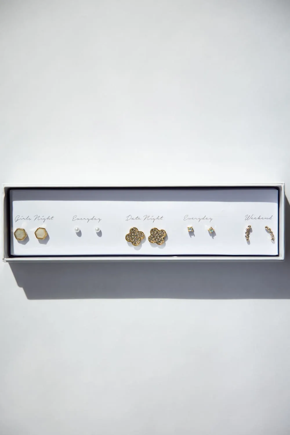 Earrings Gift Box Set | ED10449-GD sold by Glik’s product image thumbnail 4