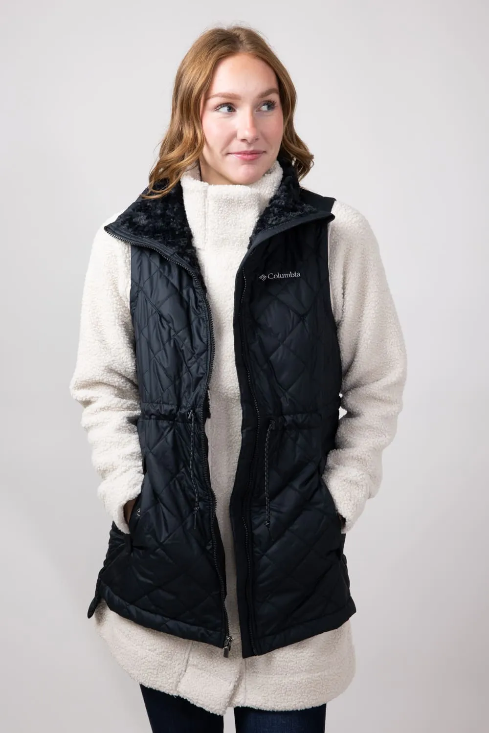Columbia Copper Crest II Mid Vest for Women in Black | 2086621-010 sold by Glik’s