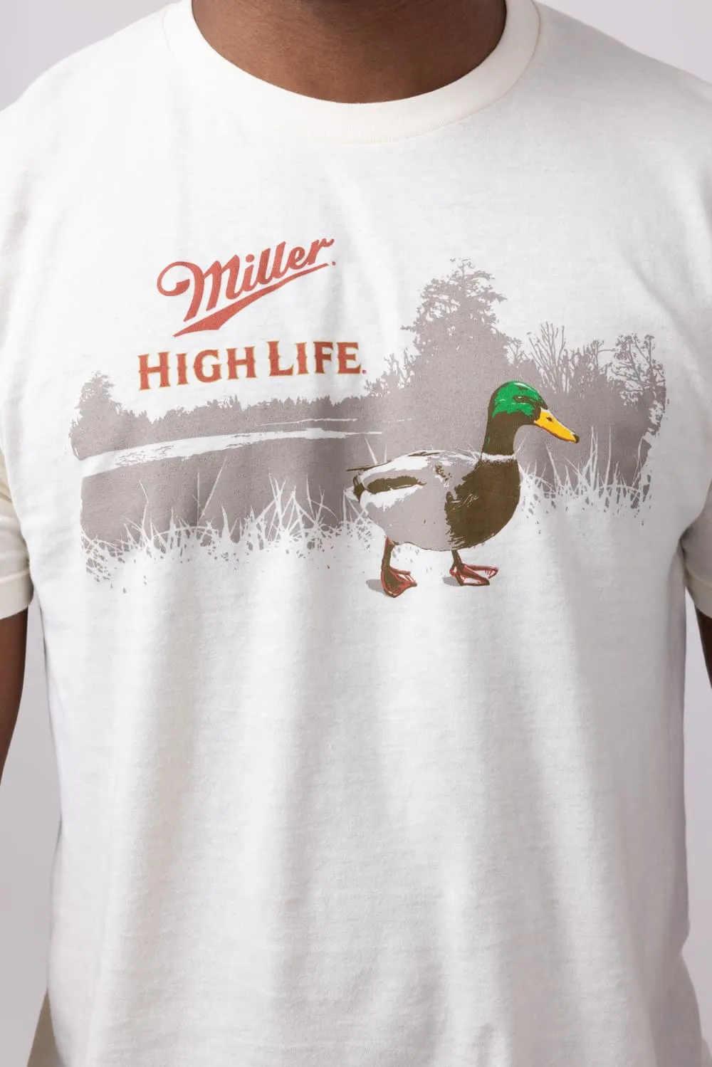Miller Wildlife Duck T-Shirt for Men in Cream | 16148_608A-CREAM sold by Glik’s product image thumbnail 3