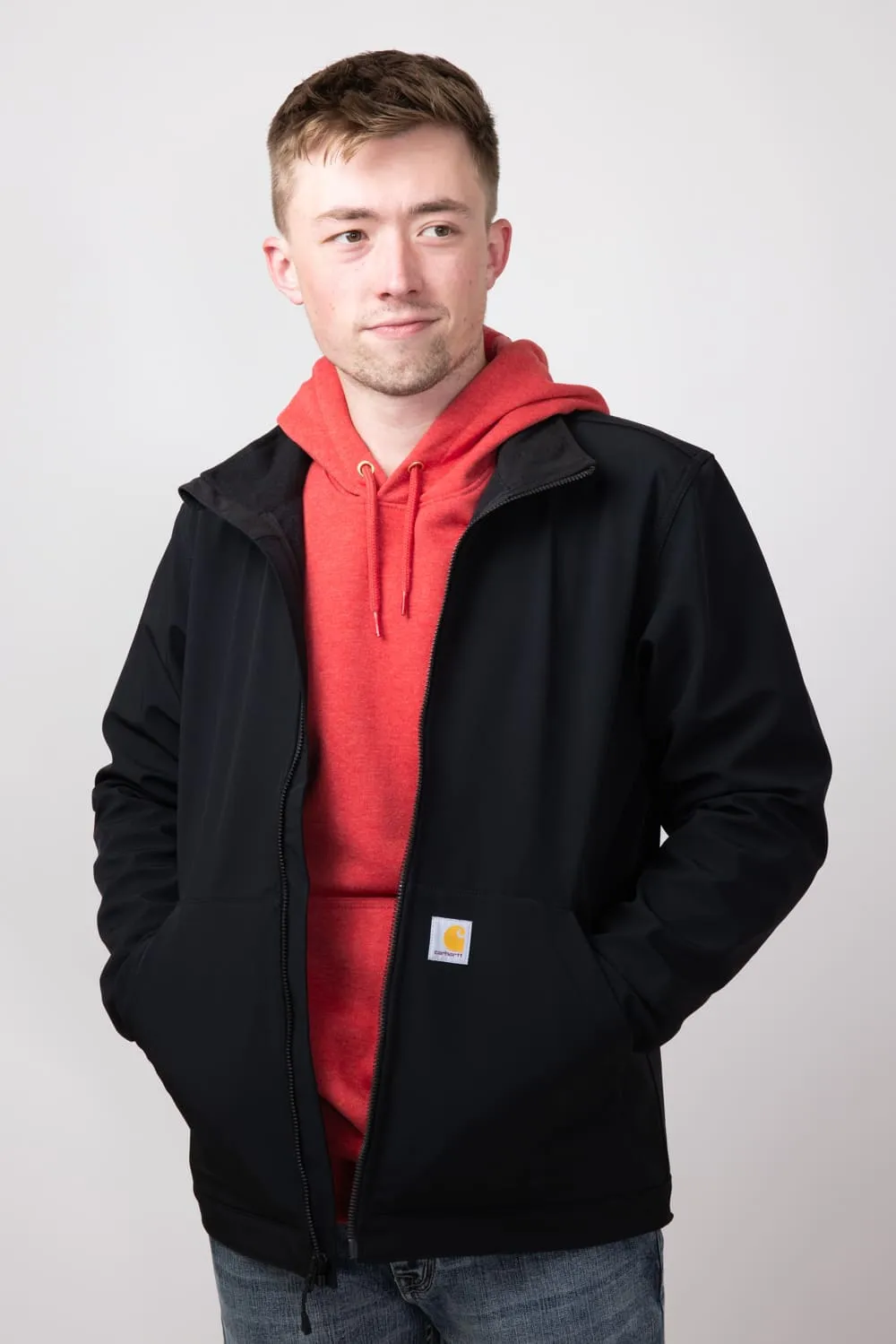 Carhartt Rain Defender Relaxed Fit Jacket for Men in Black | 106438-N04-BLK sold by Glik’s product image thumbnail 3