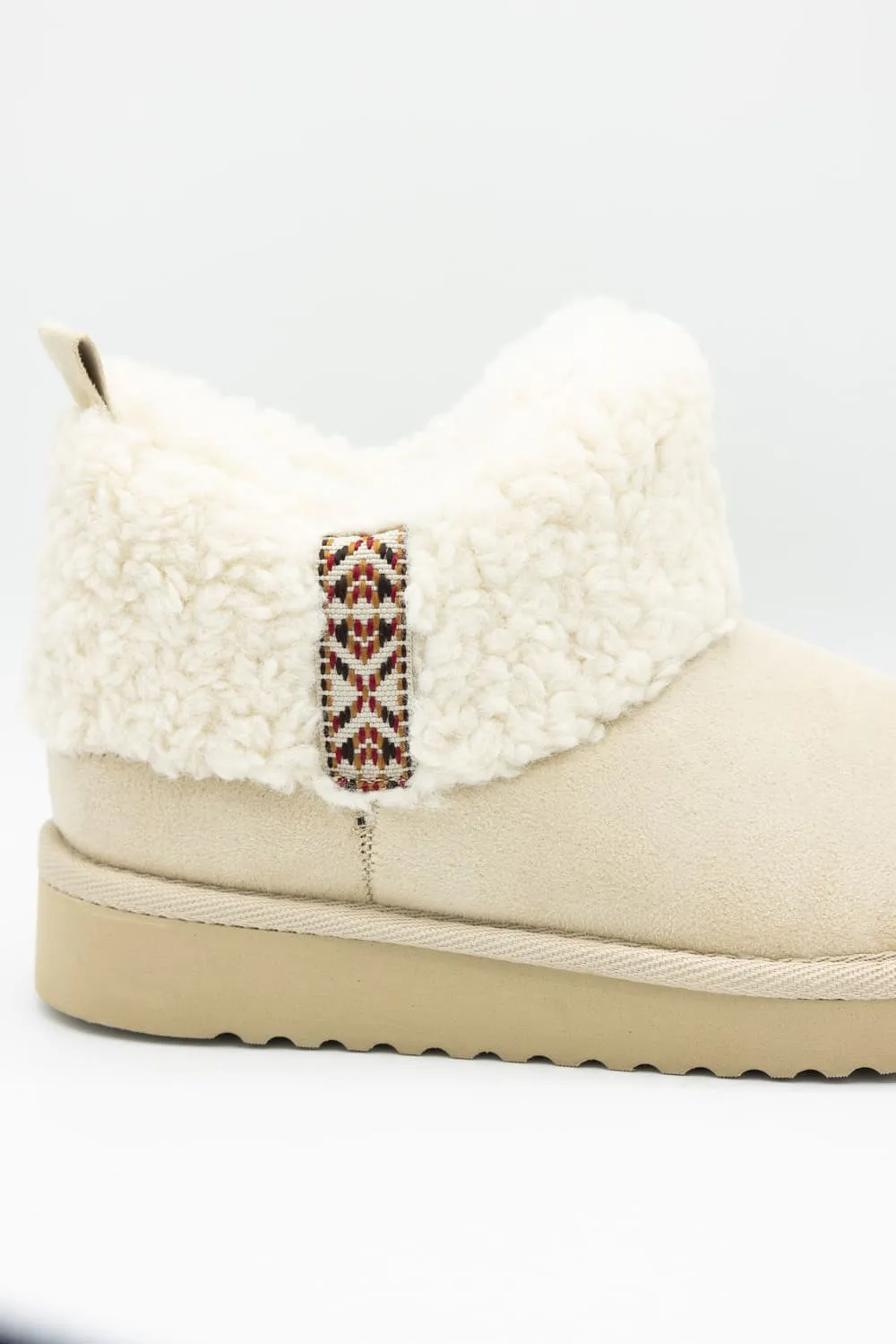 Soda Kolton Cozy Booties for Women in Nude | KOLTON-S NUDE sold by Glik’s product image thumbnail 2