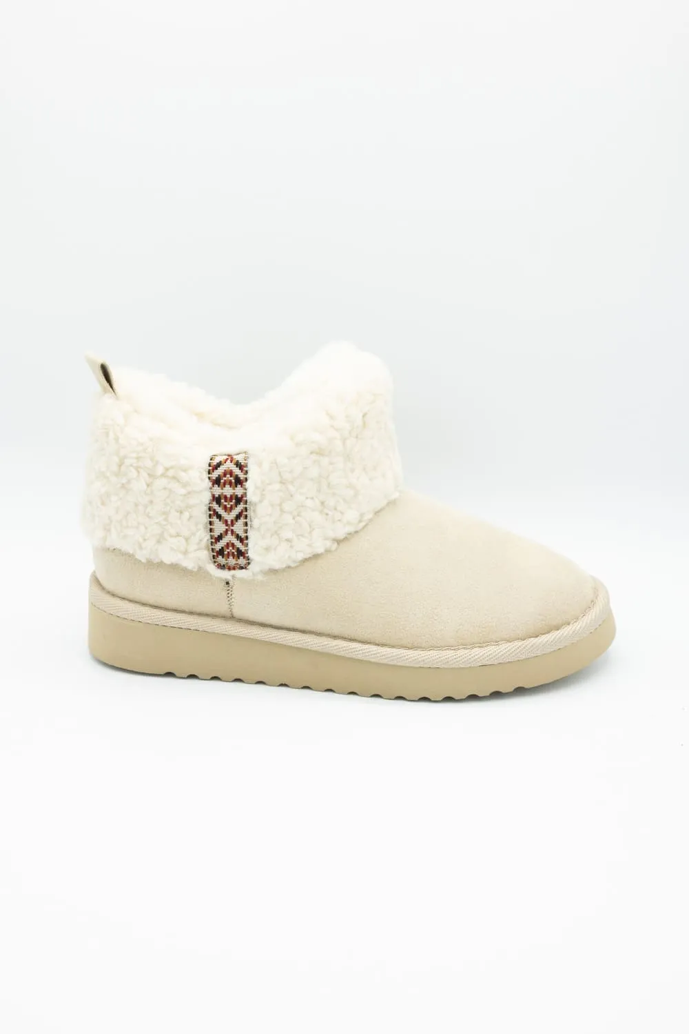 Soda Kolton Cozy Booties for Women in Nude | KOLTON-S NUDE sold by Glik’s product image thumbnail 3