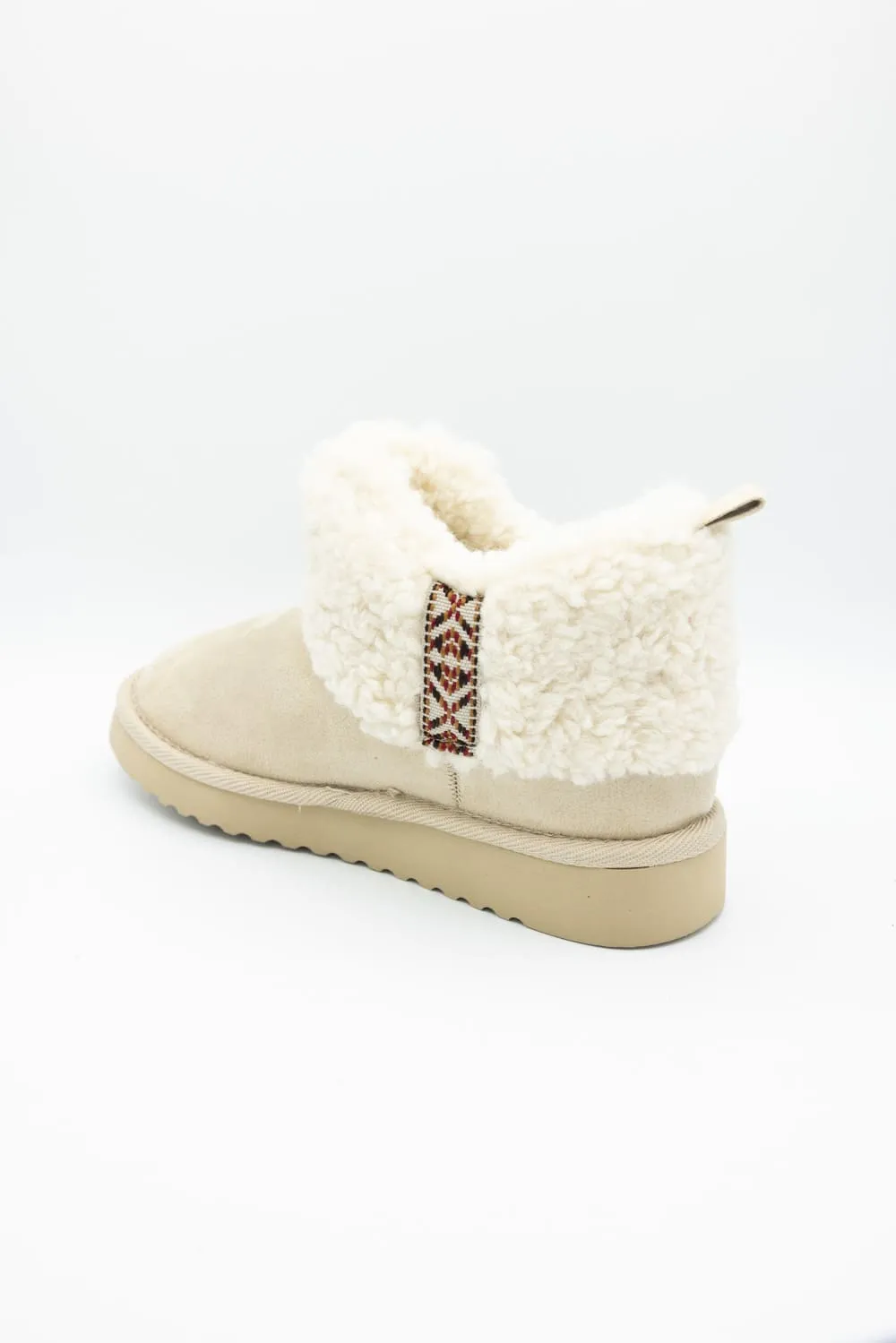 Soda Kolton Cozy Booties for Women in Nude | KOLTON-S NUDE sold by Glik’s product image thumbnail 4