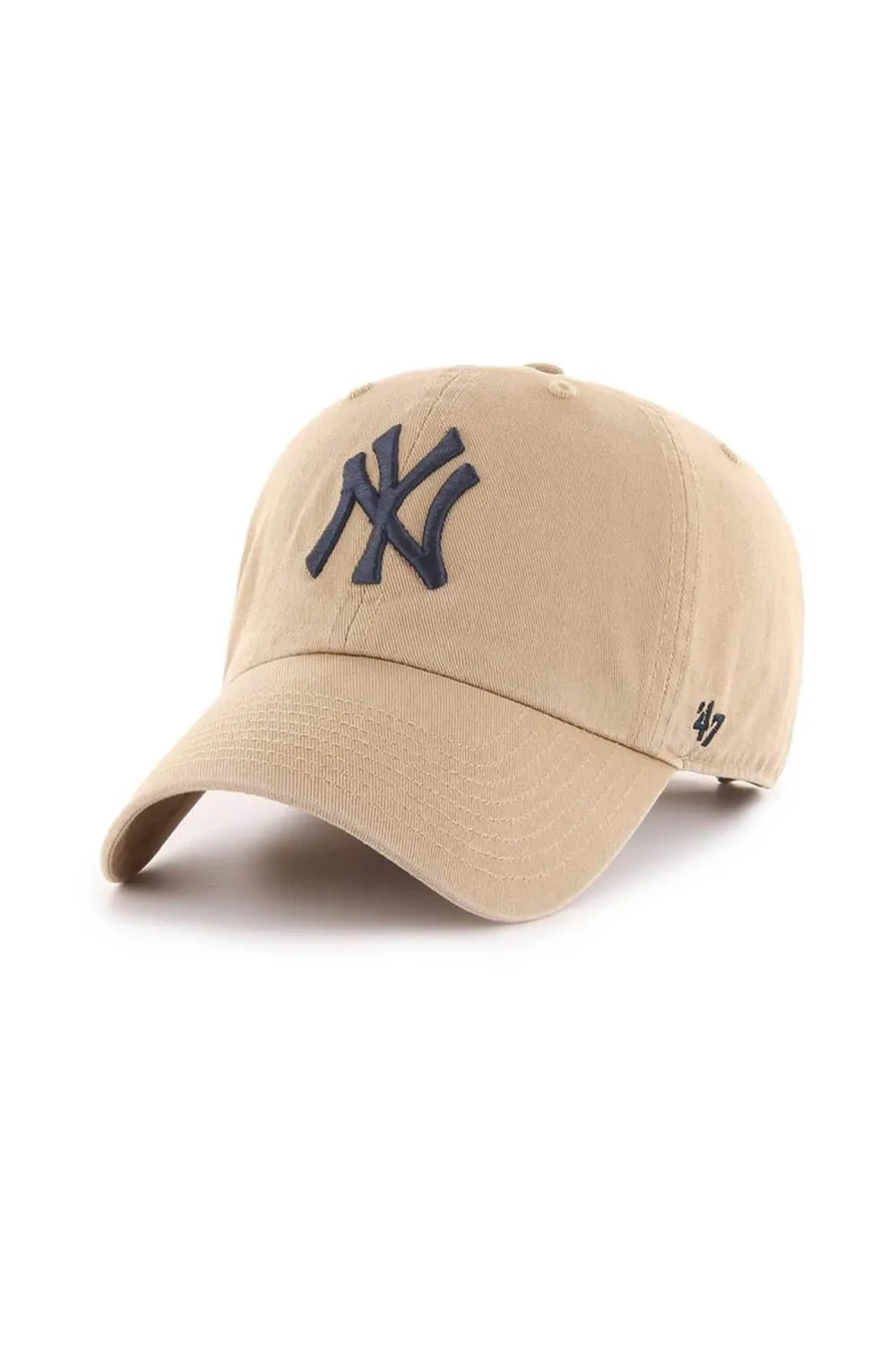 47 New York Yankees Clean Up Hat in Khaki/Black | B-RGW17GWS-KH sold by Glik’s