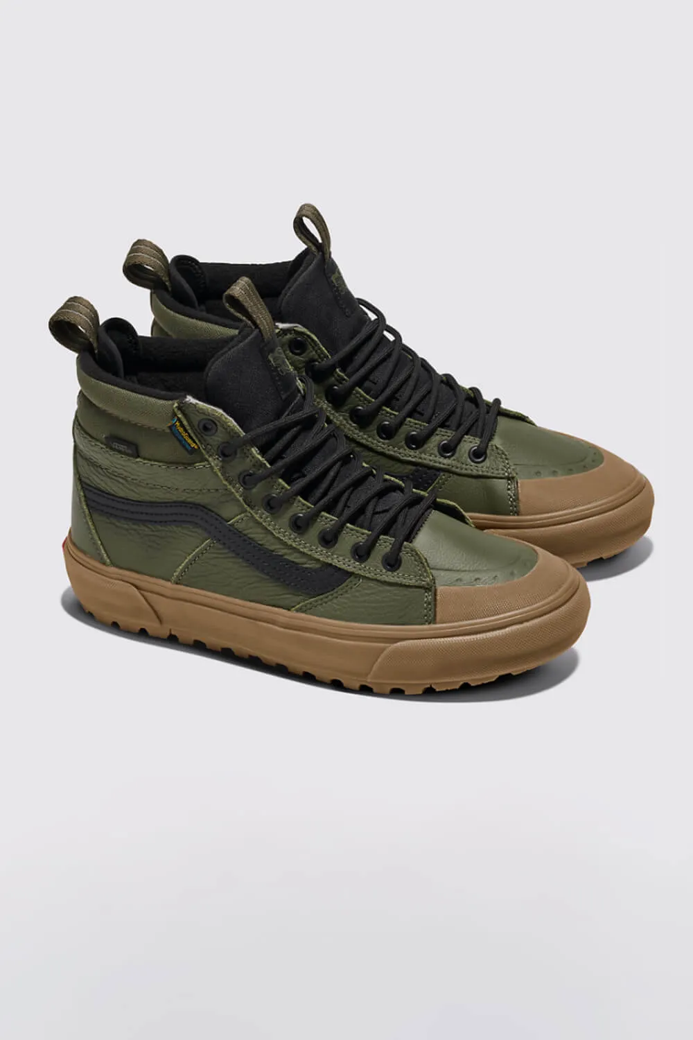 Vans Sk8 Hi Waterproof Insulated Sneakers in Grape Leaf/Gum | VN000CVT3PY1 sold by Glik’s