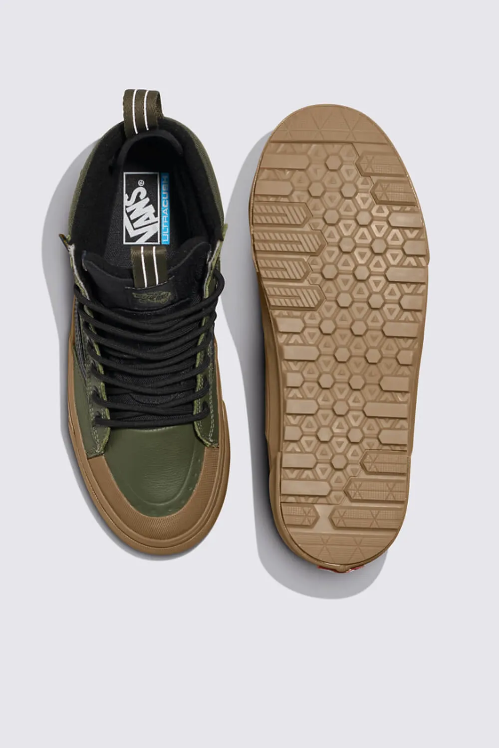 Vans Sk8 Hi Waterproof Insulated Sneakers in Grape Leaf/Gum | VN000CVT3PY1 sold by Glik’s product image thumbnail 3