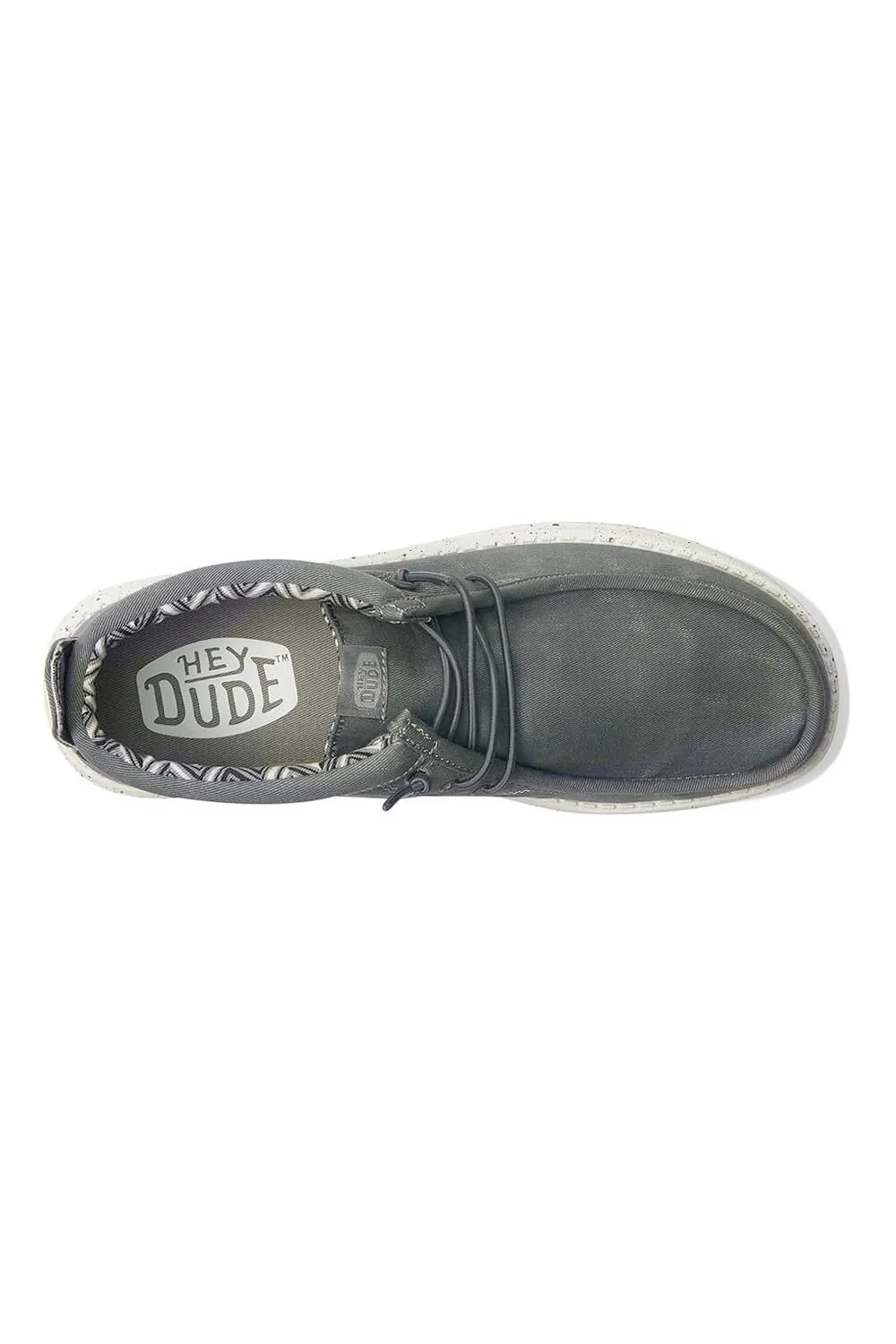 HEYDUDE Men’s Wally Mid Canvas Booties in Grey | 40701-030 sold by Glik’s product image thumbnail 3