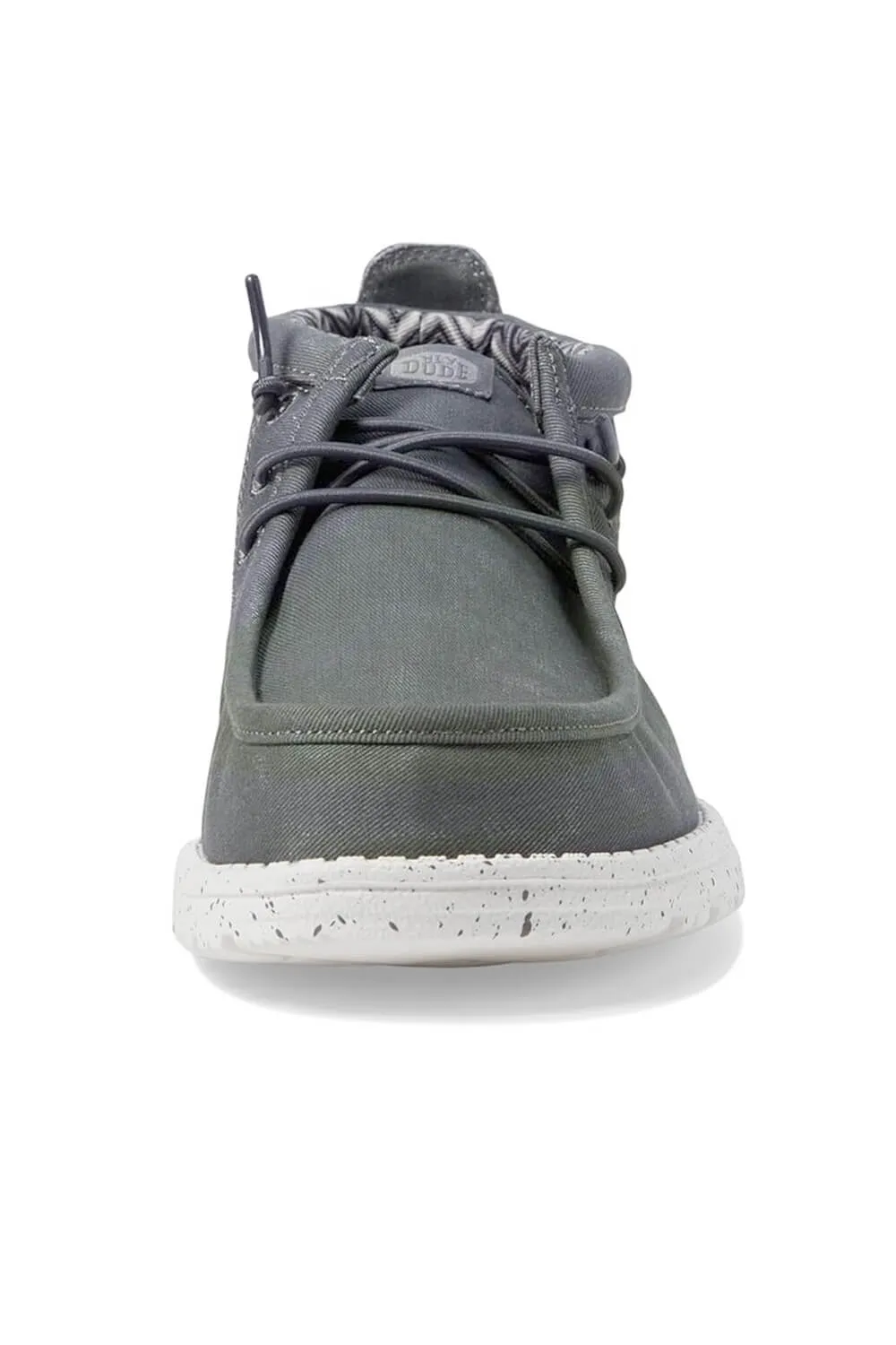 HEYDUDE Men’s Wally Mid Canvas Booties in Grey | 40701-030 sold by Glik’s product image thumbnail 5