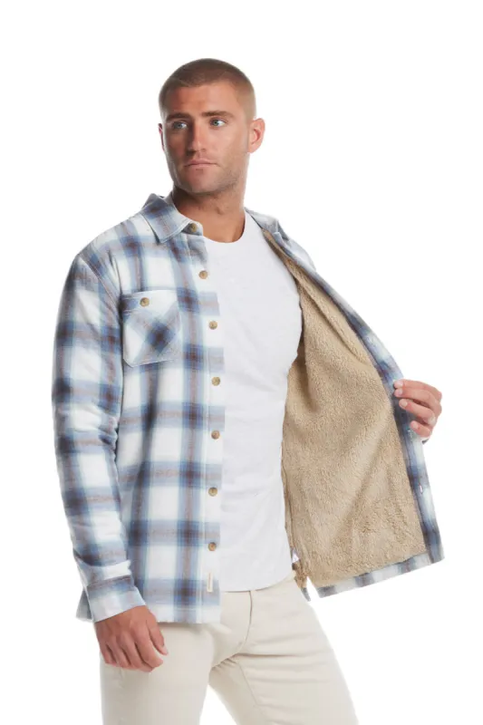 Weatherproof Vintage Sherpa Lined Shirt Jacket for Men in Blue Indigo | F245441GK-BLUEINDIGO sold by Glik’s