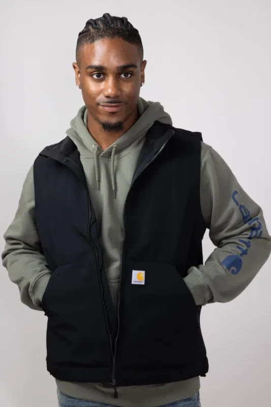 Carhartt Rain Defender Softshell Vest for Men in Black | 106439-N04-BLK sold by Glik’s