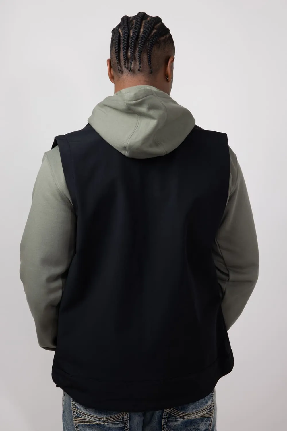 Carhartt Rain Defender Softshell Vest for Men in Black | 106439-N04-BLK sold by Glik’s product image thumbnail 5