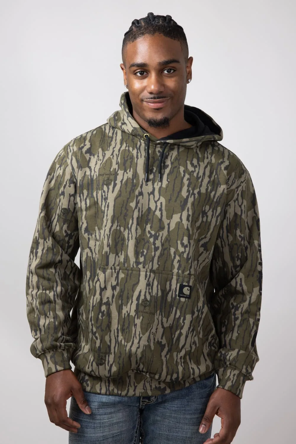 Carhartt Loose Midweight Logo Sleeve Graphic Sweatshirt for Men in Camo | 105484-G47 sold by Glik’s