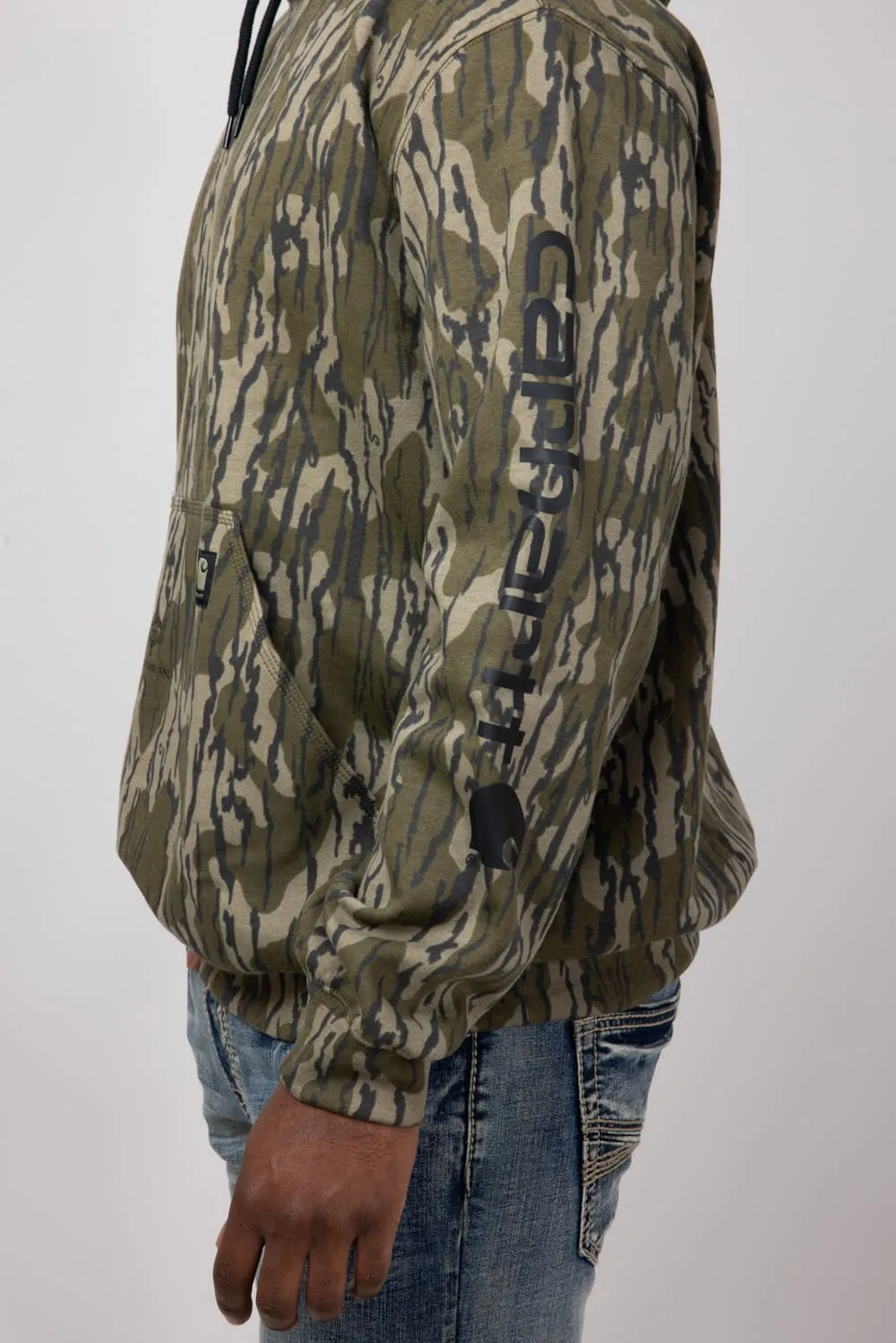 Carhartt Loose Midweight Logo Sleeve Graphic Sweatshirt for Men in Camo | 105484-G47 sold by Glik’s product image thumbnail 2