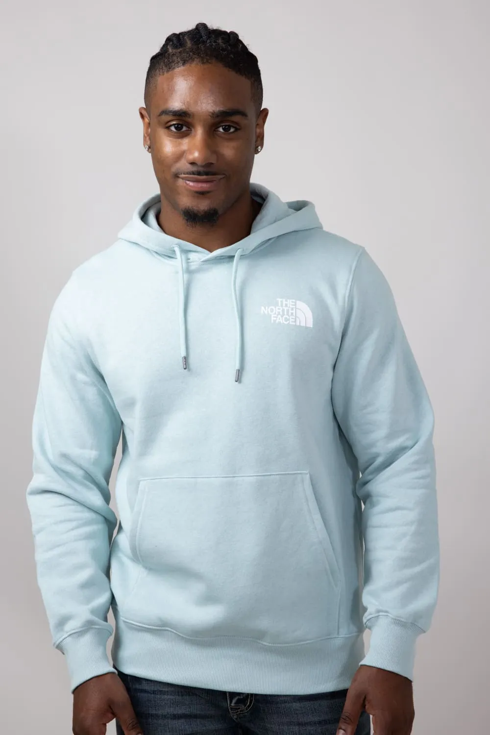 The North Face Box Logo Hoodie for Men in Muted Pine | NF0A7UNS-4SI-GRN sold by Glik’s product image thumbnail 2
