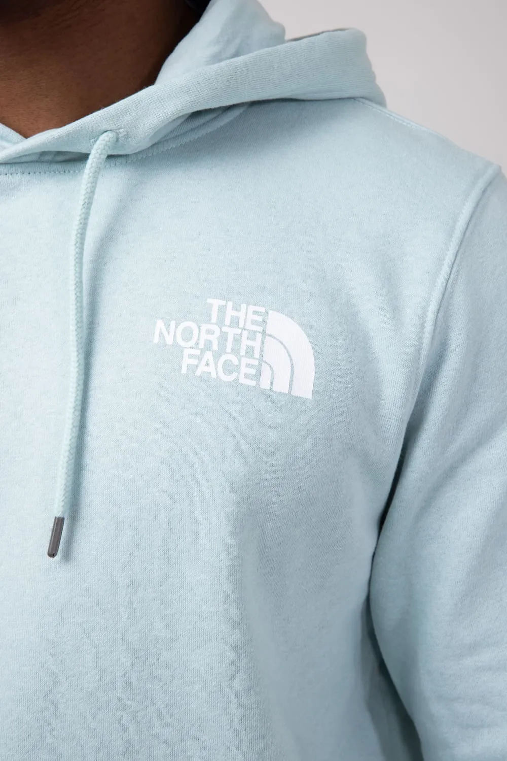 The North Face Box Logo Hoodie for Men in Muted Pine | NF0A7UNS-4SI-GRN sold by Glik’s product image thumbnail 3