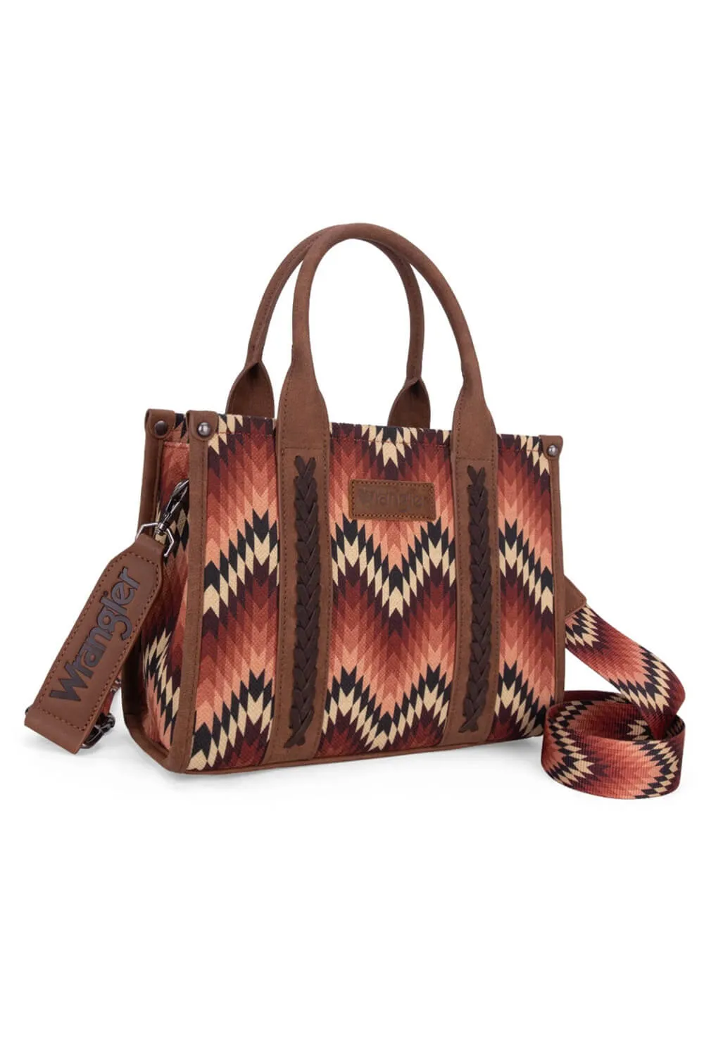 Wrangler Southwestern Small Tote for Women in Brown | WG2211-8120S-BR sold by Glik’s product image thumbnail 2