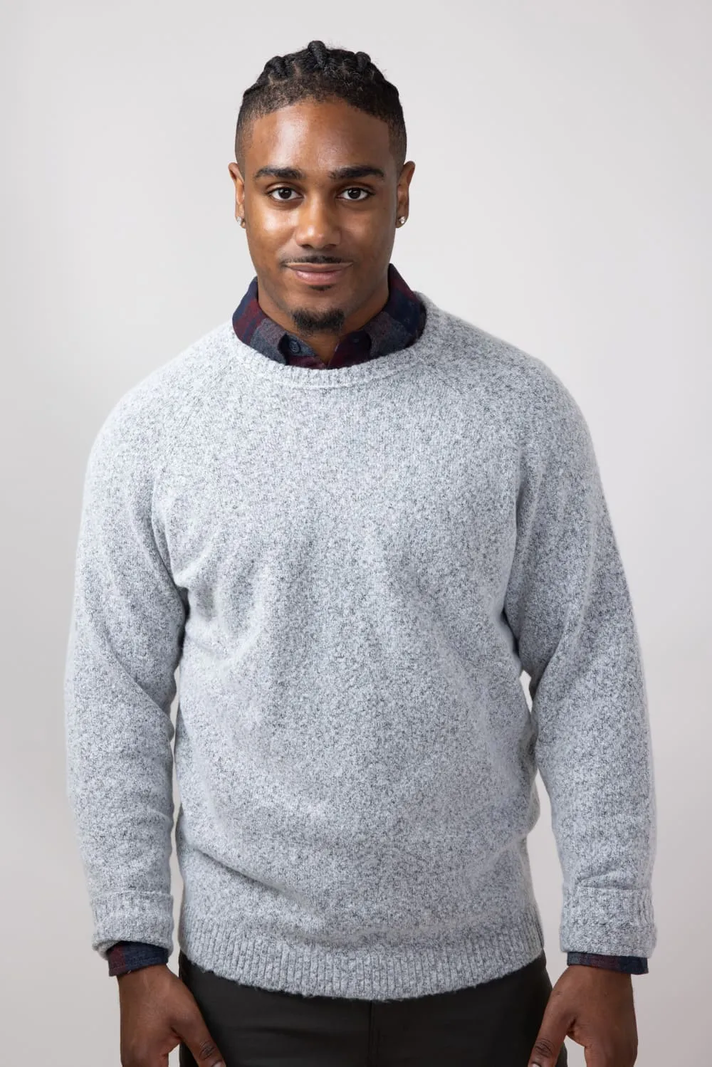 Weatherproof Vintage Boucle Crewneck Sweater for Men in Winter Sky | F2440556GK-WINTERSKY sold by Glik’s product image thumbnail 3