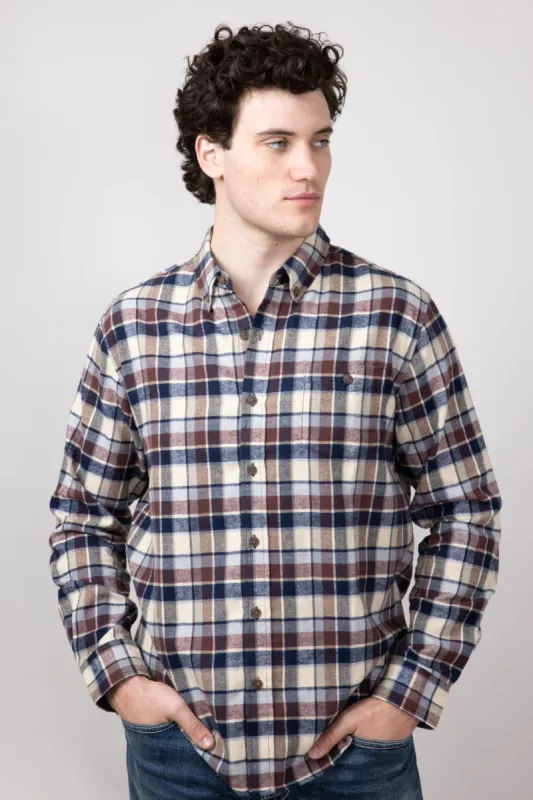 Weatherproof Vintage Brushed Flannel Shirt for Men in Downtown Brown | F2485572GK-DOWNTOWNBROWN sold by Glik’s