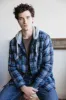 Weatherproof Vintage Sherpa Lined Hooded Shirt Jacket for Men in Blue | F245456GK-BLUE sold by Glik’s