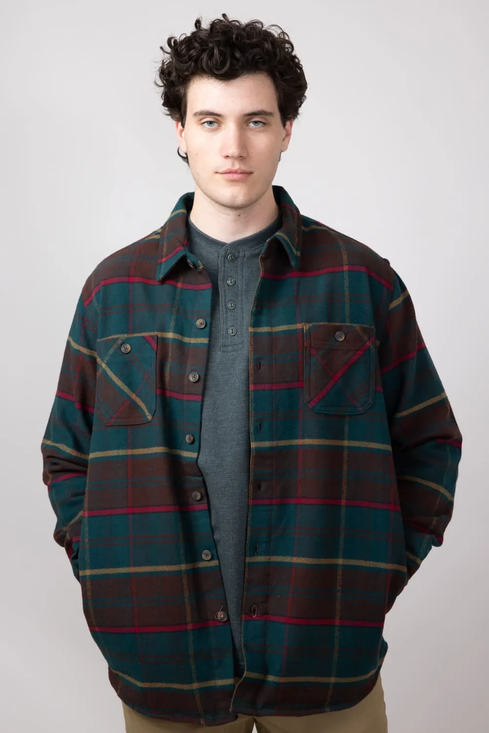 Weatherproof Vintage Brushed Lumber Jack Shirt Jacket for Men in Forest Biome | F2488133GK-FORESTBIOME sold by Glik’s