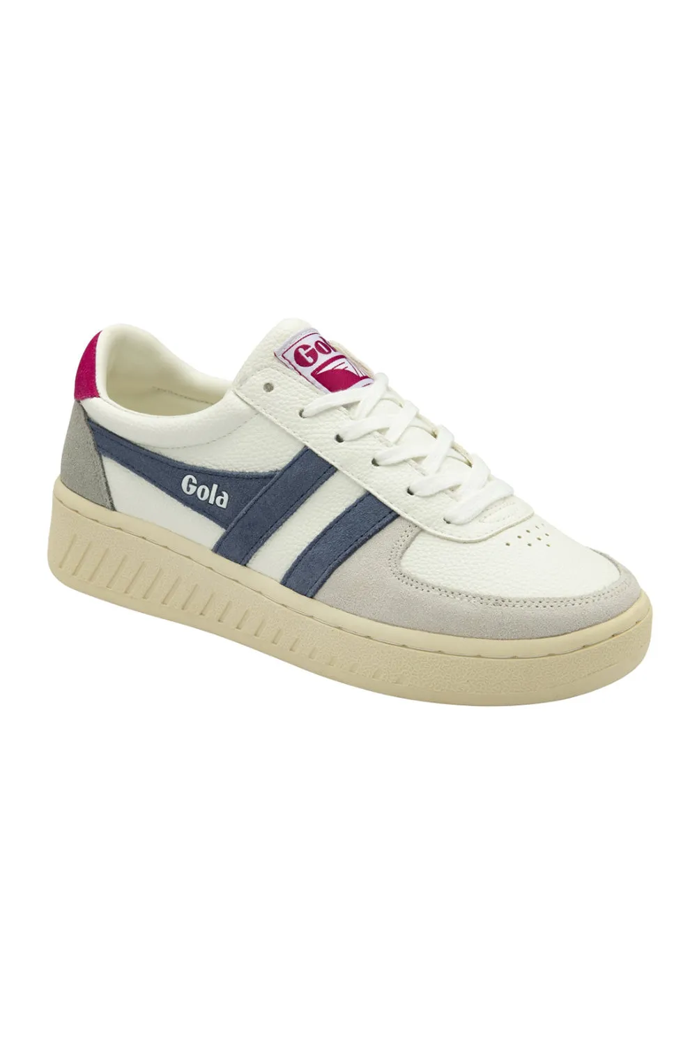 Gola Grandslam Trident Sneakers for Women in White | CLA415 sold by Glik’s