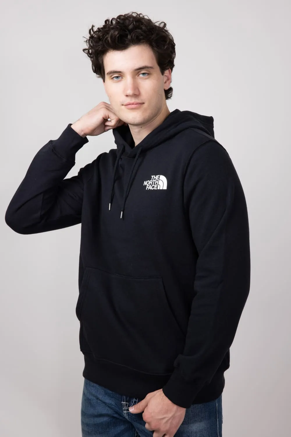 The North Face Box Logo Hoodie for Men in Black/Blue | NF0A7UNS-ODY-BLK sold by Glik’s product image thumbnail 3
