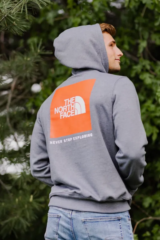 The North Face Box Logo Hoodie for Men in Grey | NF0A7UNS-8E0-GRY sold by Glik’s