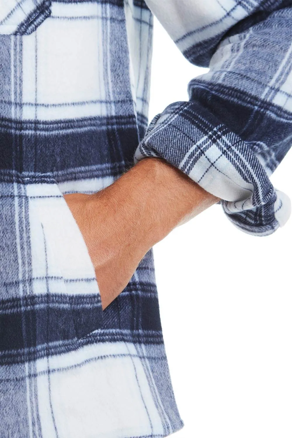 Weatherproof Vintage Brushed Shirt Jacket for Men in White Plaid | F2421091GK-WHITEPLAID sold by Glik’s product image thumbnail 3