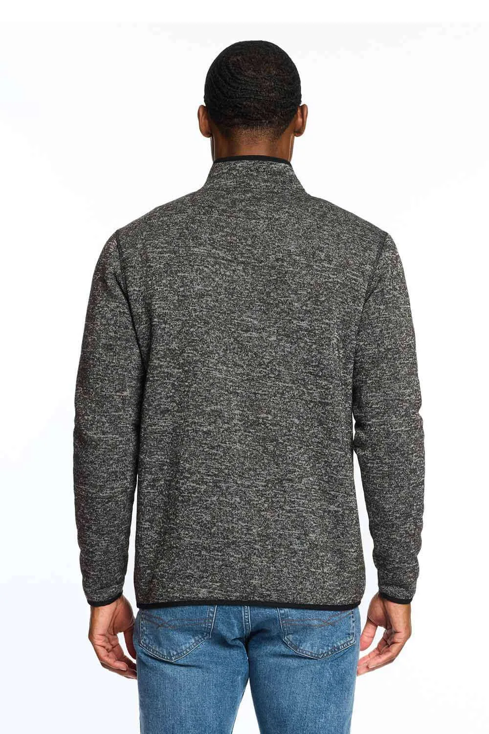 Weatherproof Vintage Sherpa Quarter Zip Pullover for Men in Meteorite | F2421150GK-METEORITE sold by Glik’s product image thumbnail 2