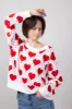 Miracle Kirigami Heart Sweater for Women in Ivory/Red | W8372-IVORYRED sold by Glik’s