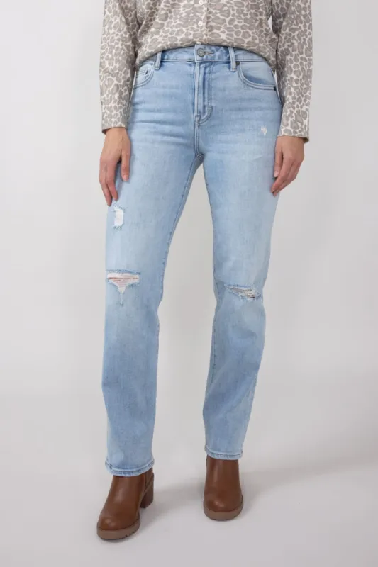 Hidden High Rise Tracey Straight Leg Jeans for Women | HD1519ST-LT sold by Glik’s