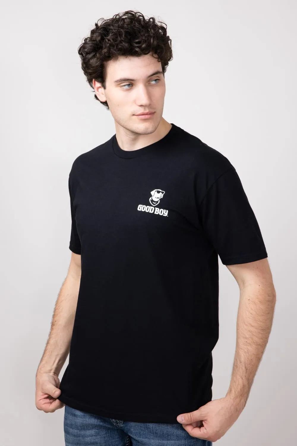 Good Boy Camo Dog T-Shirt for Men in Black | 2214-BLACK sold by Glik’s product image thumbnail 3