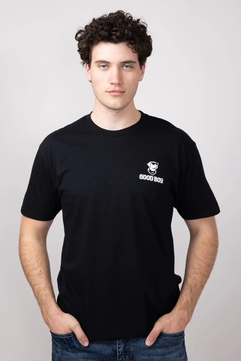 Good Boy Camo Dog T-Shirt for Men in Black | 2214-BLACK sold by Glik’s product image thumbnail 2